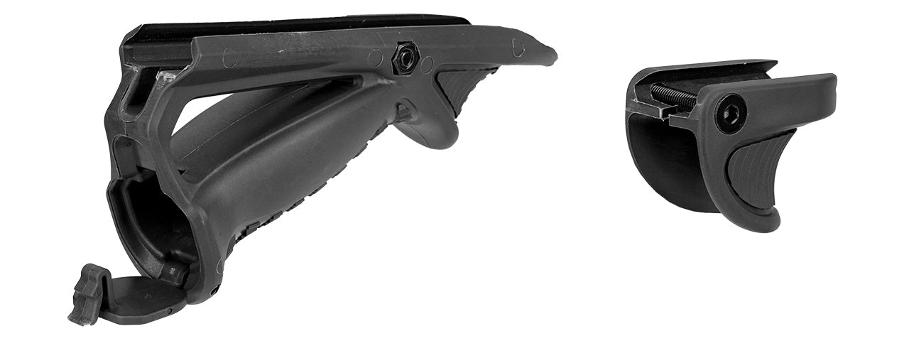 SG-46-2B ERGONOMIC POINTING FOREGRIP W/ TACTICAL SUPPORT GRIP (BLACK)