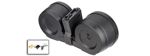 SG-698-5B 2500RD M4 AUTO-WINDING ELECTRIC DRUM C-MAG MAGAZINE