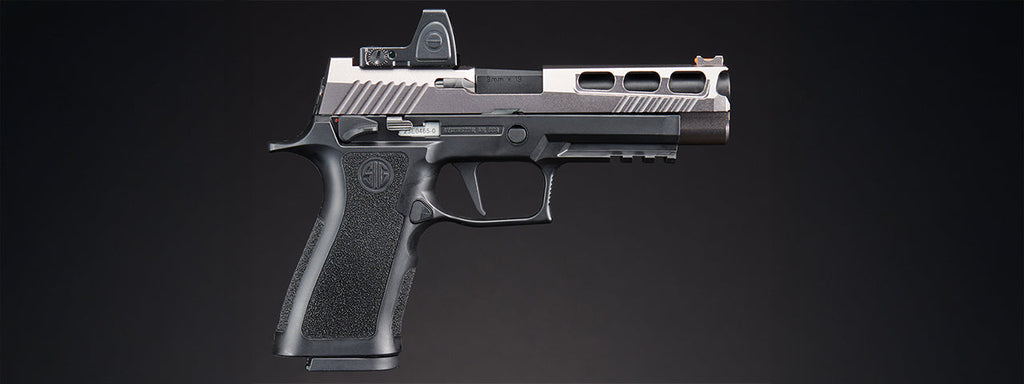 Sig Sauer Proforce P320 XCarry GBB Pistol w/ PH+ P320/M17 Slide & Lancer Tactical Red Dot Reflex Sight - (Gray)