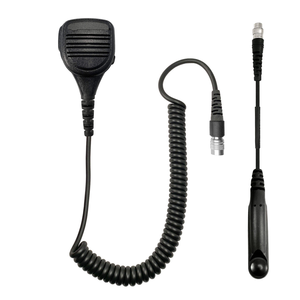 Loud Quick Disconnect (Hirose) Speaker Hand Mic- Relm/Bendix King/BK Radio Complete KNG & KNG2 Series