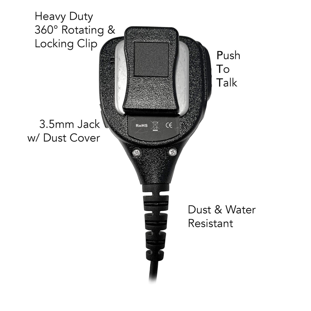 Loud Quick Disconnect (Hirose) Speaker Hand Mic- Relm/Bendix King/BK Radio Complete KNG & KNG2 Series