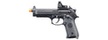 KLI KL92 Optic Ready 6mm Dual Power CO2 Gas Blowback Airsoft Pistol Red Dot Combo - (Black)