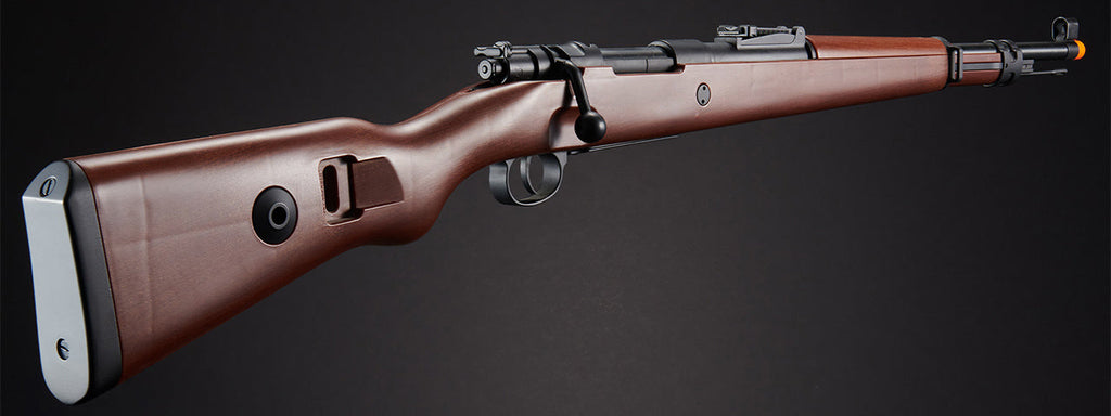 S&T KAR 98K Bolt Action Spring Powered Rifle - (Faux Wood)
