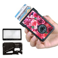 Safety Wallet With Personal Alarm Multi Functional Tool (Pink Rose)