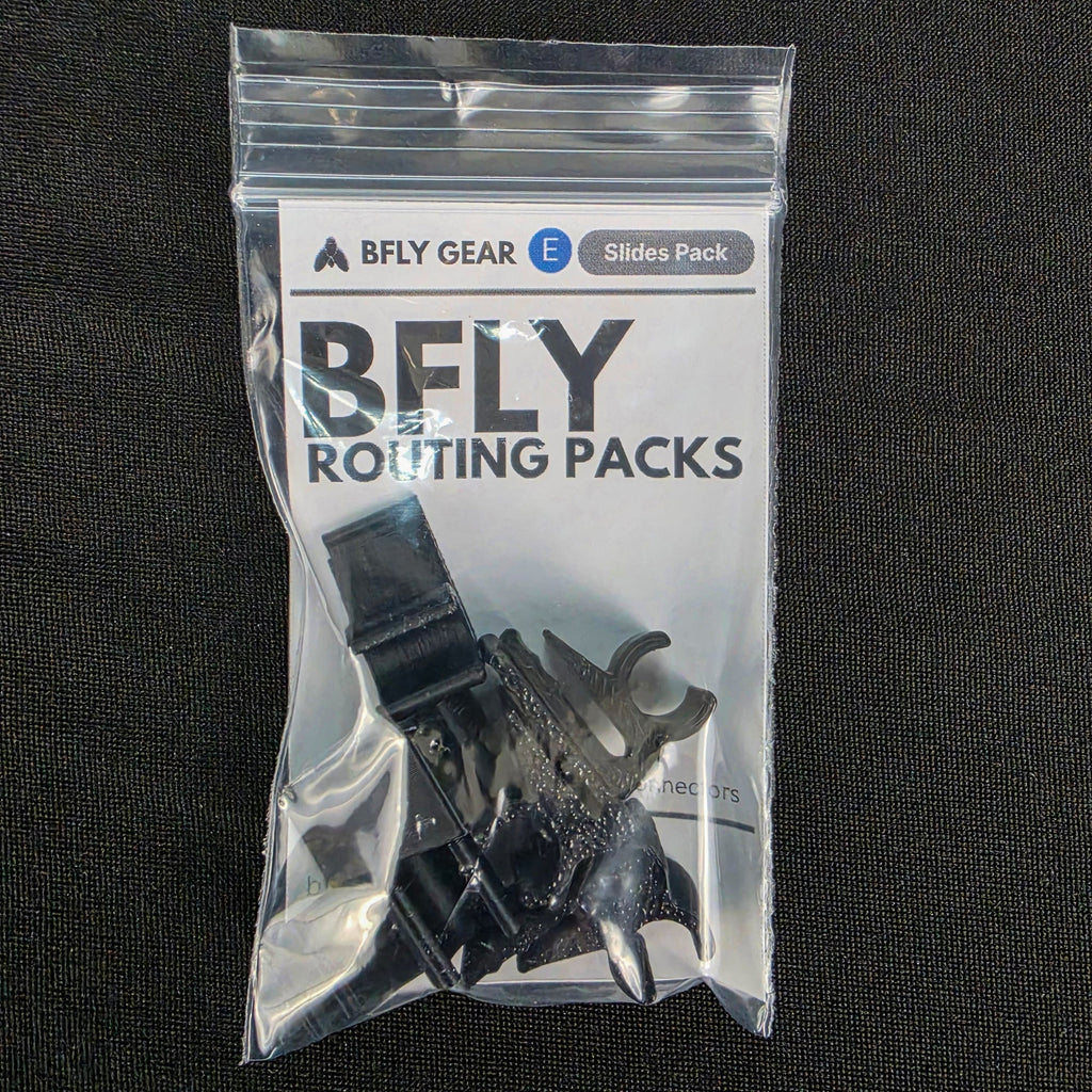 Slides Pack - BFly Routing Packs -Cable/Hose Management Clips-