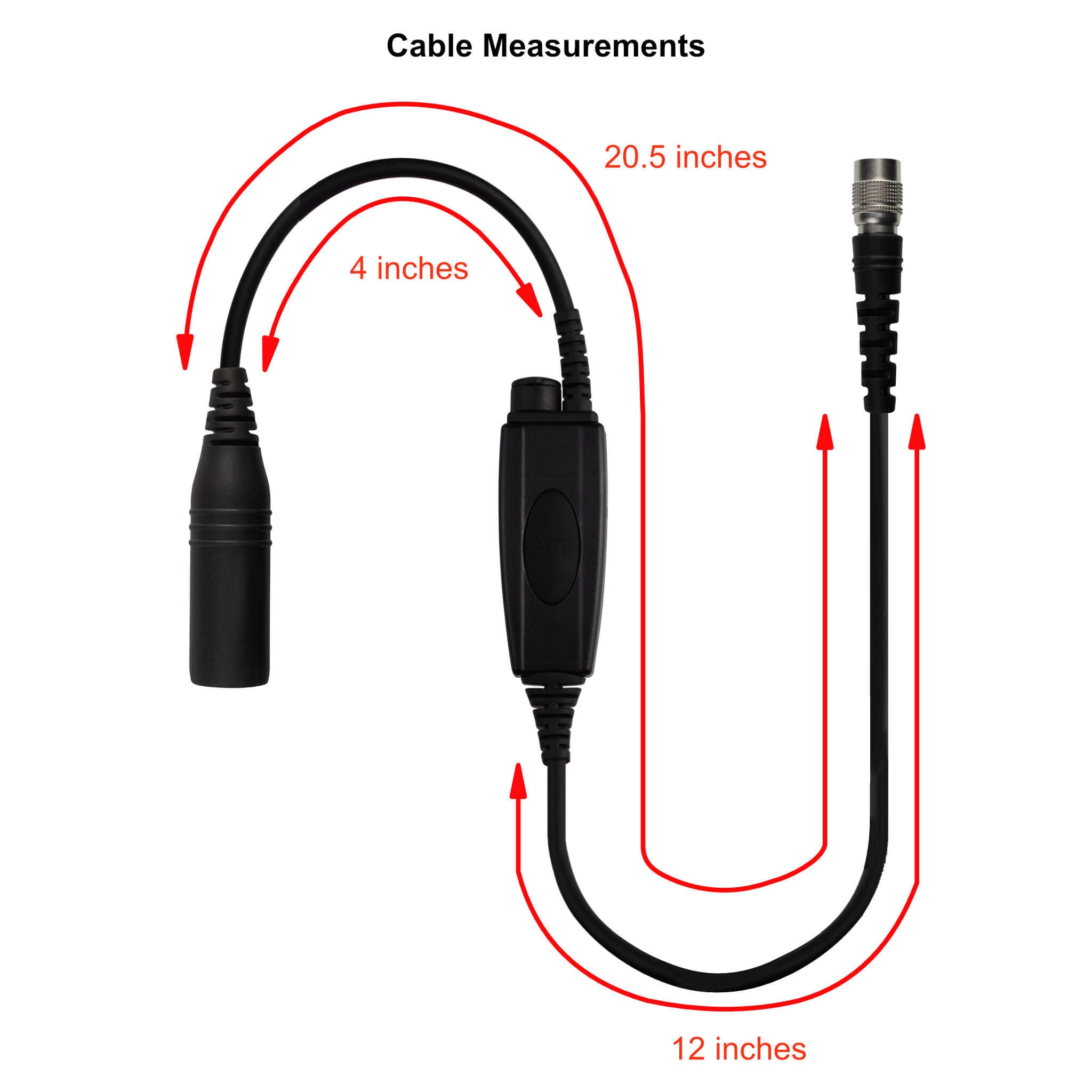 Low Profile Radio Amplified PTT for Tactical Headset w/ Quick Disconnect (Hirose): NATO/Military Wiring, Gentex, Ops-Core, OTTO, Select Peltor Models, Helicopter - Replacement/Upgrade - No Adapter
