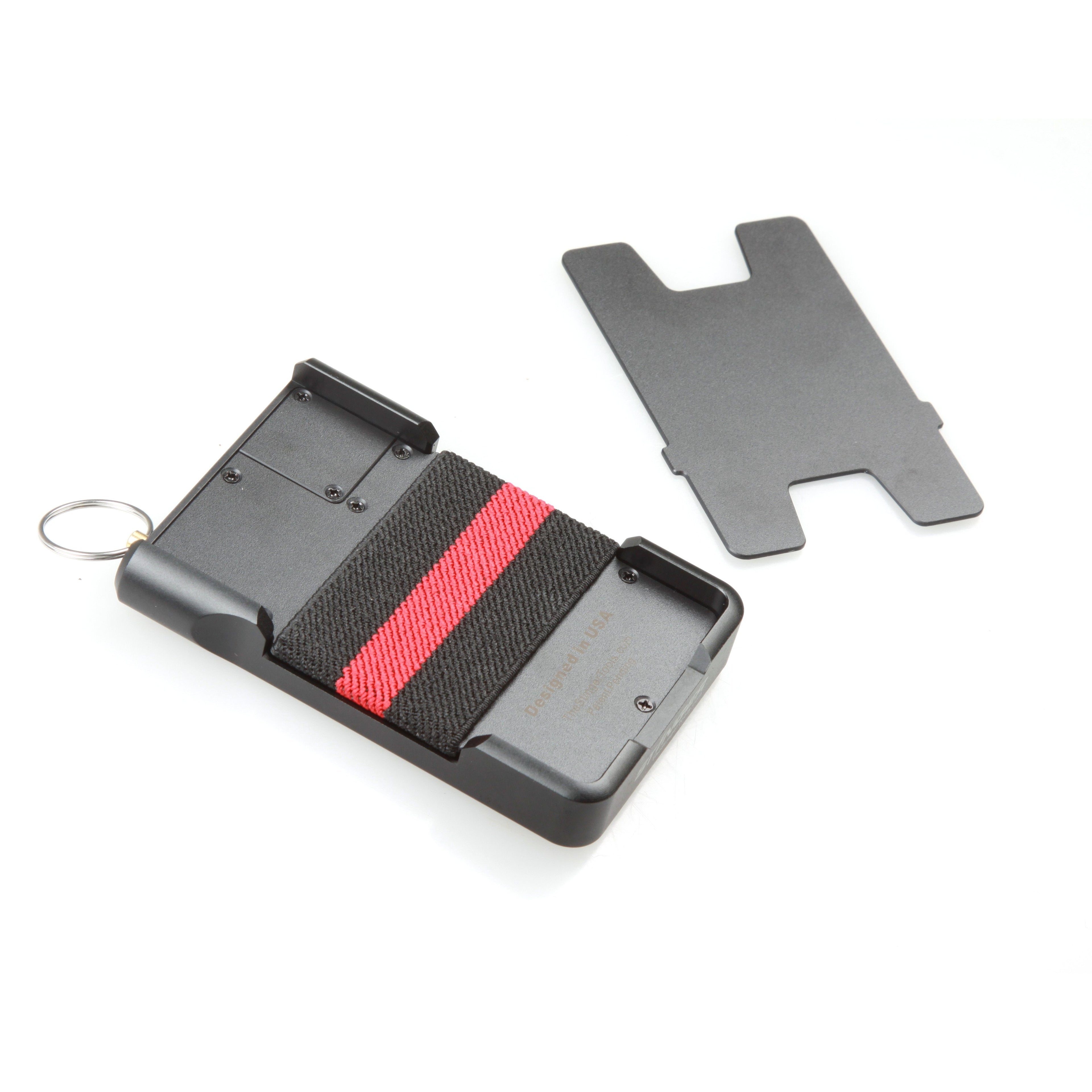 Safety Wallet With Personal Alarm Multi Functional Tool (Green Flower)