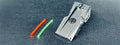 Dr. Black Aluminum Fiber Optic Rear Sight for TM Hi-CAPA 5.1 GBB Pistols - (Gray)