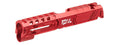 Dr. Black Royal Aluminum Slide for TM Hi-CAPA 4.3 GBB Pistols - (Red)