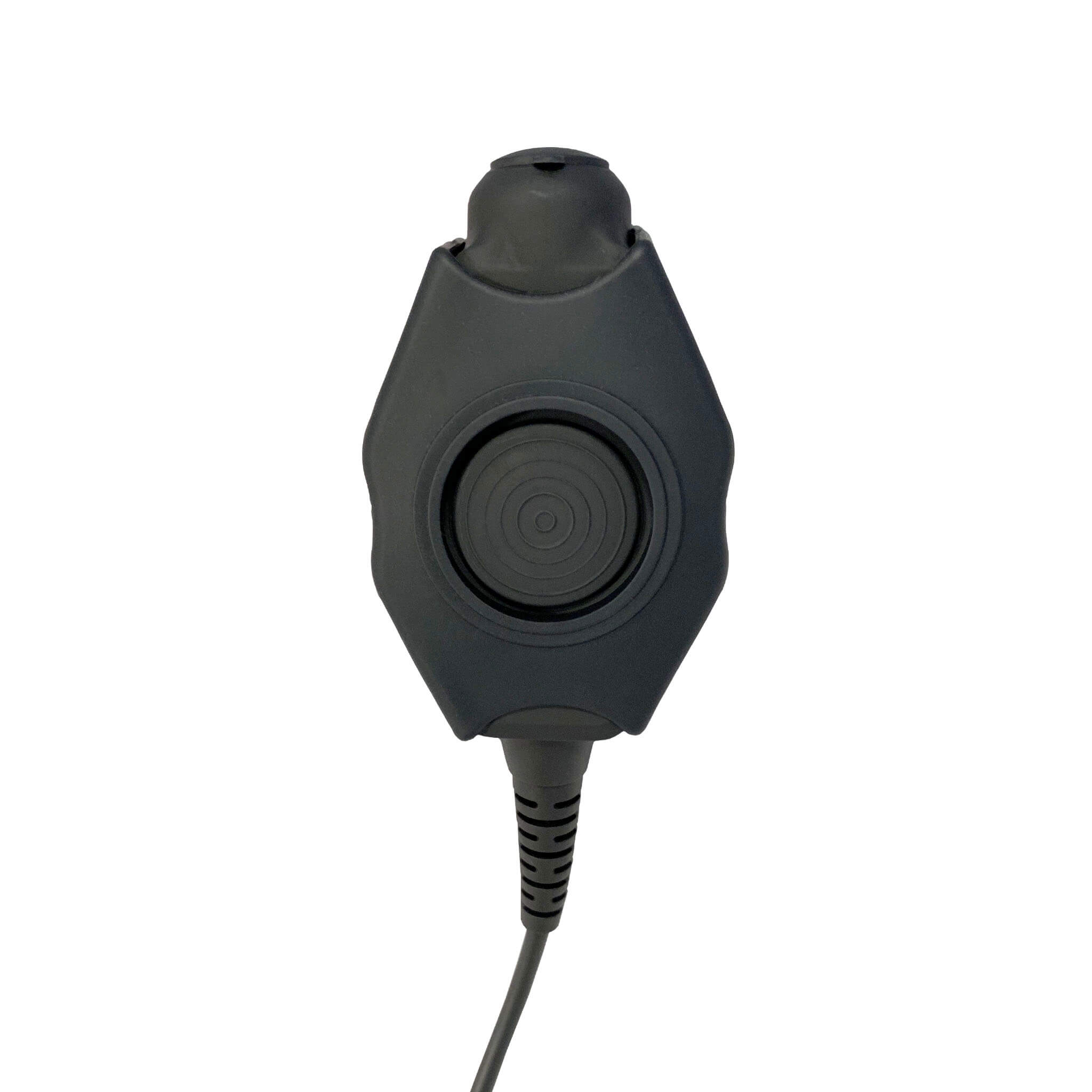 Tactical Radio Adapter/PTT for Headset w/ Quick Disconnect(Hirose): NATO/Military Wiring, Gentex, Ops-Core, OTTO, 3M Peltor ComTac, XPI, Helicopter, & More - Kenwood Multi-Pin TK & NX Series