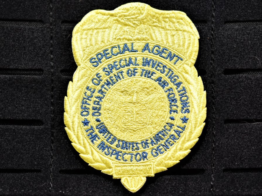 Yellow OSI Badge Patch (Velcro Backed)