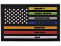 All Lines Flag PVC Patch