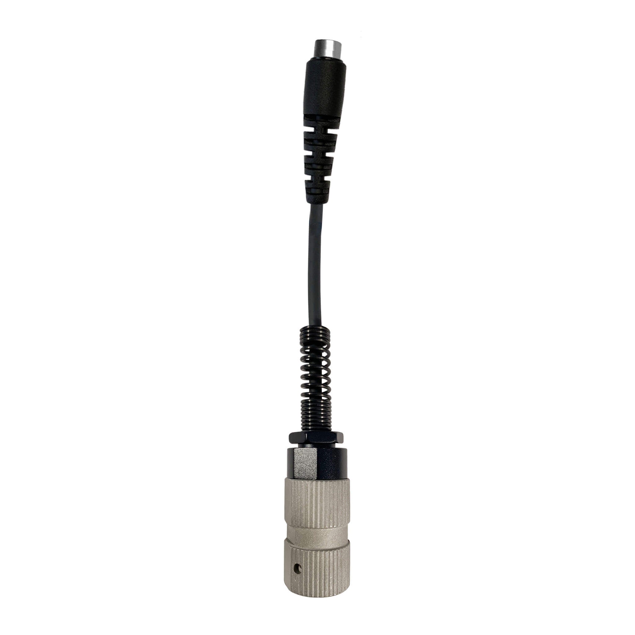 Braided Fiber Tactical Mic & Invisible Series Tubeless Earpiece Complete Kit w/ Quick Disconnect (Hirose) - Harris, Thales, Tri, PRC, Falcon Series, MBITR Series, (6 Pin NATO U229/U329 Connector)