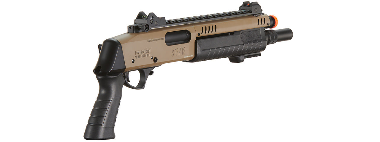 BO Manufacture REP FABARM STF12 Short 11 Pump Action Gas Shotgun - (Flat Earth)