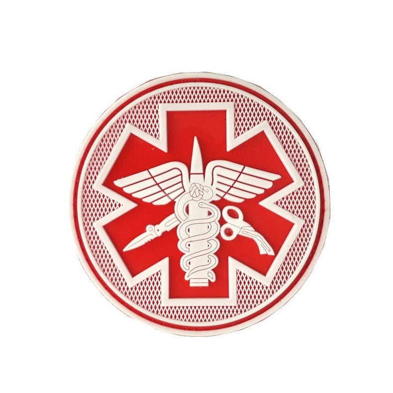 Combat Medic PVC Patch - Red