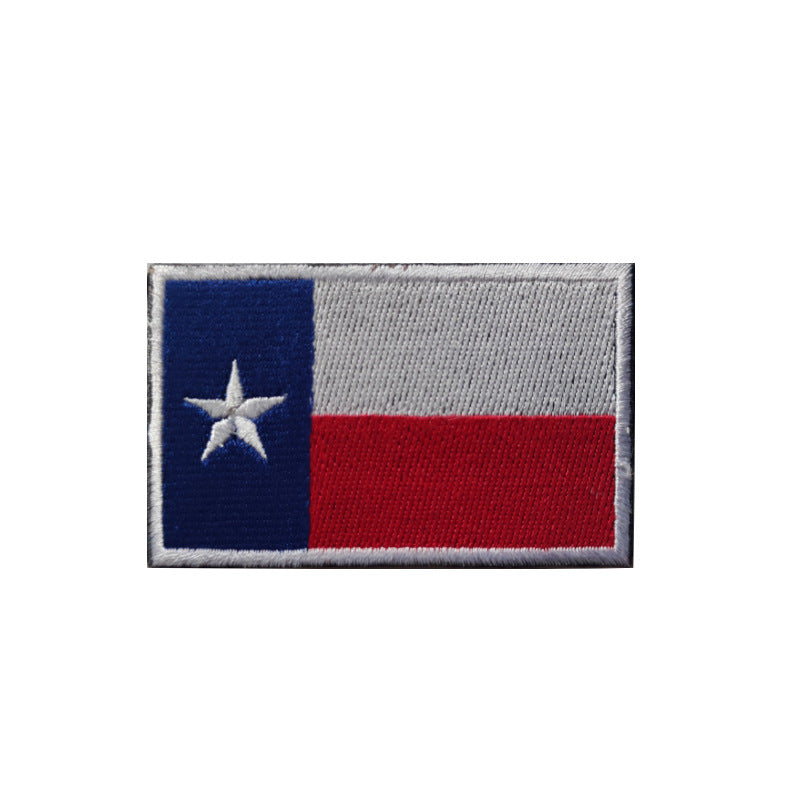 Texas Flag Colored - Embroidered Patch