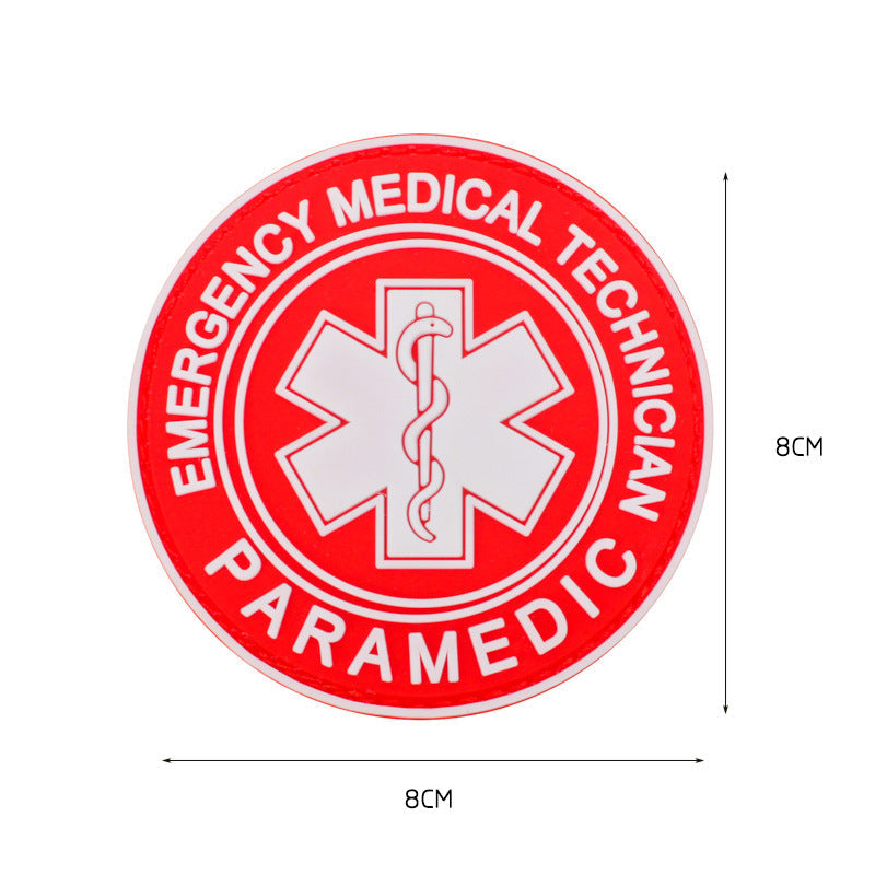 Emergency Medical Technician Paramedic - Red - Round