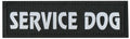 Service Dog Glow In The Dark - Leather Patch