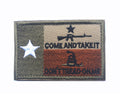 Texas Flag Come and Take It Don't Tread on Me - OCP - Embroidered Patch
