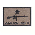 Come and Take It M16 - Brown and Black - Embroidered Patch