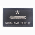 Come And Take It Cannon - White and Black - Embroidered Patch