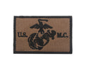 USMC With EGA - Brown and Black - Embroidered Patch