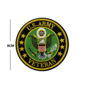 Army Veteran - Round - Embroidered Patch