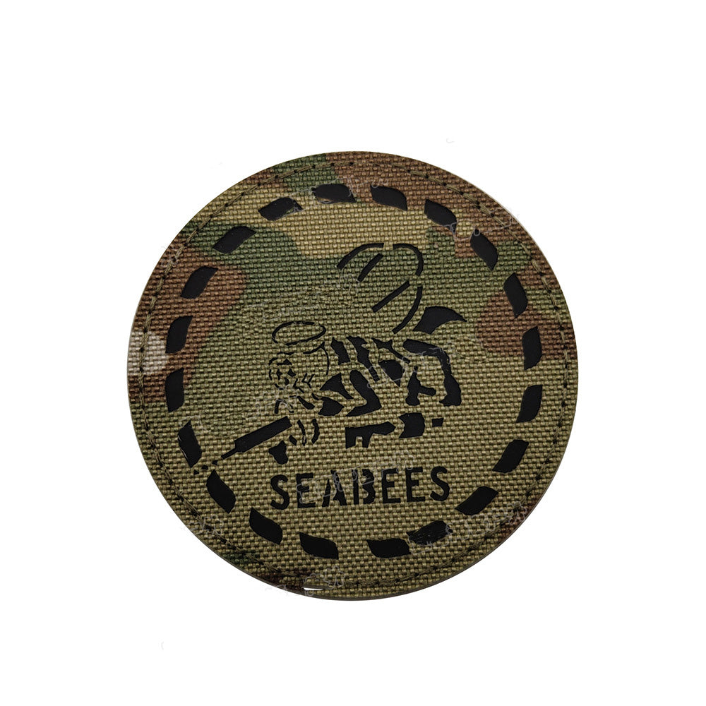Seabees IR Reflective - OCP - Nylon Patch