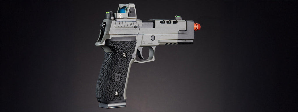 Vorsk Hi-Capa VP26X GBB Pistol w/ Red Dot Sight - (Gray)