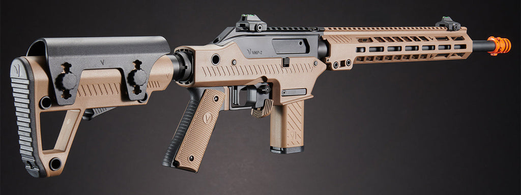 Vorsk VMP-2MD RECON RIFLE GBB Airsoft Rifle Semi-Only - (Tan/Black)