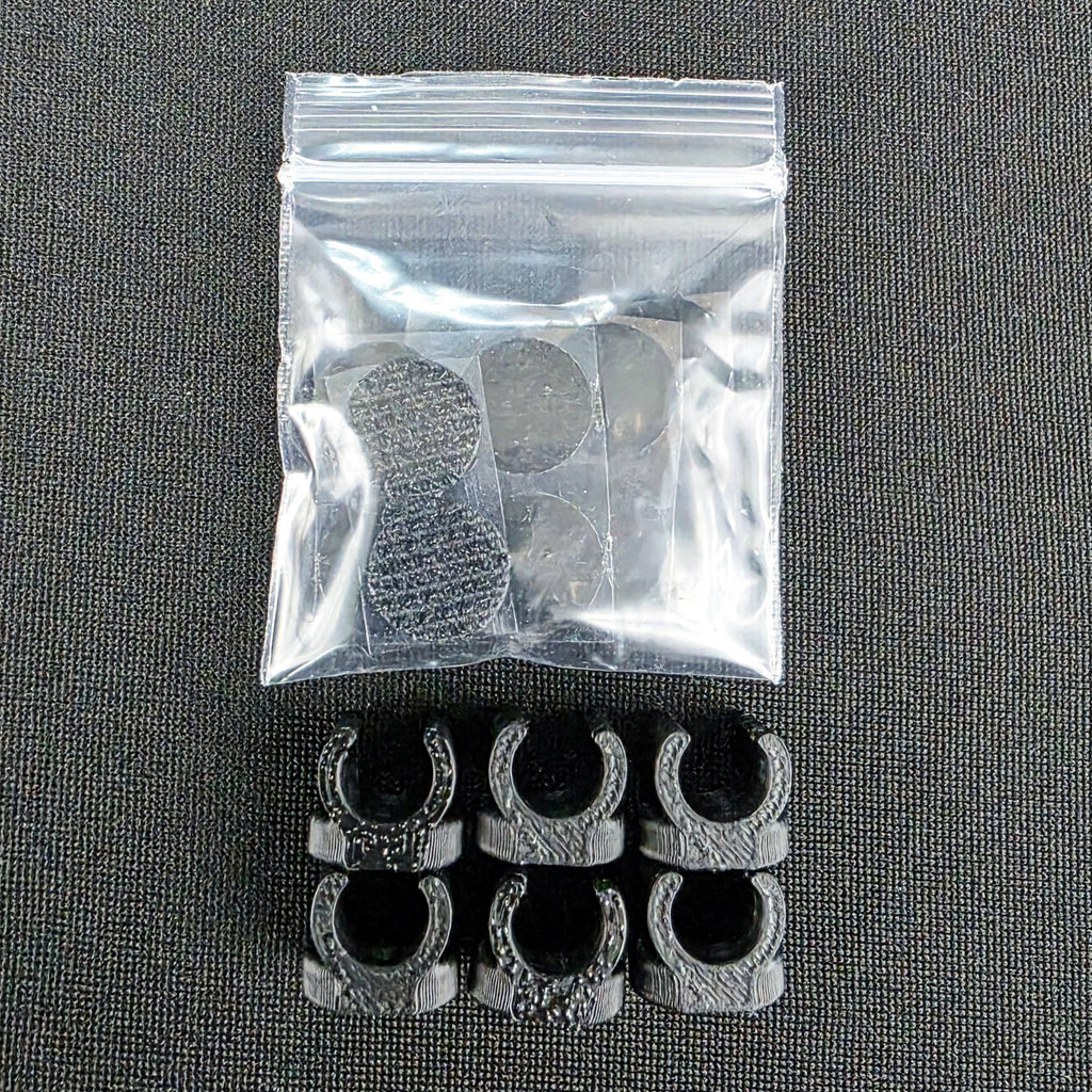 Velcro Mount Pack - BFly Routing Packs -Helmet Cable/Hose Management Clips-
