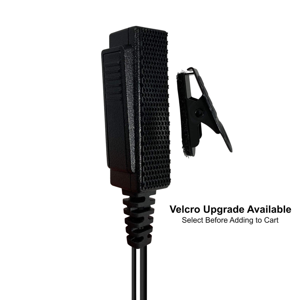 Patrol Mic & Invisible Series Tubeless Earpiece Complete Tactical Kit w/ Quick Disconnect (Hirose) - Sonim XP5, XP5plus, XP5s, XP8, XP10, SoftBank