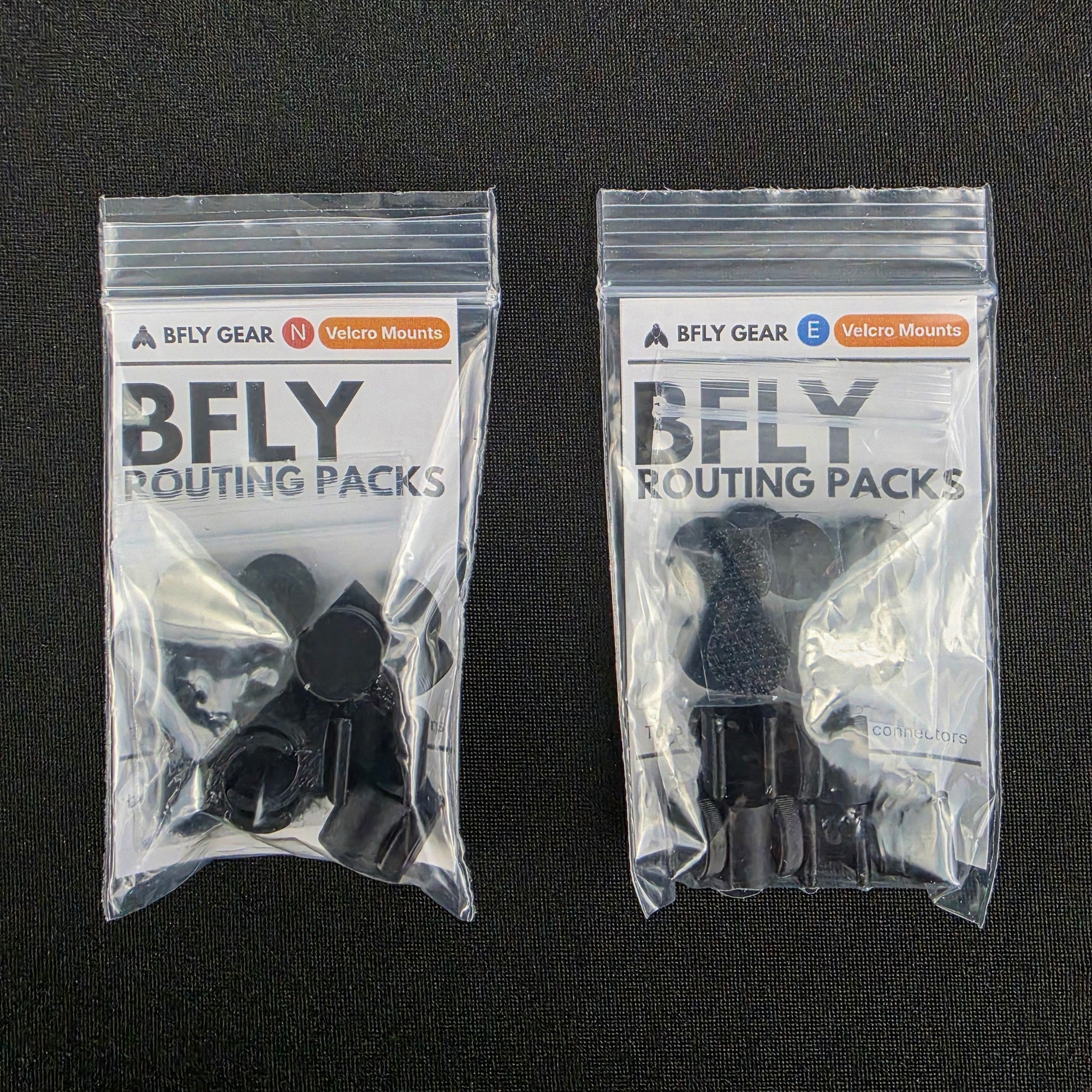 Velcro Mount Pack - BFly Routing Packs -Helmet Cable/Hose Management Clips-