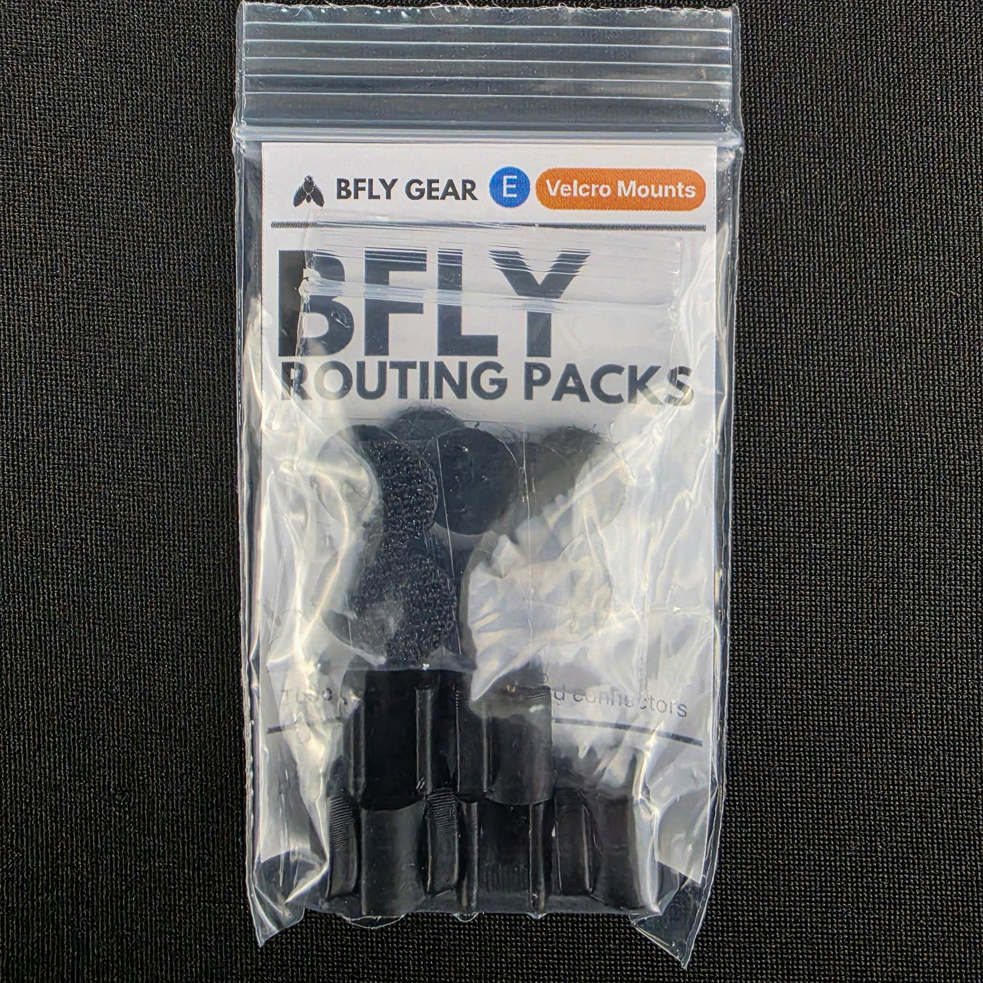 Velcro Mount Pack - BFly Routing Packs -Helmet Cable/Hose Management Clips-