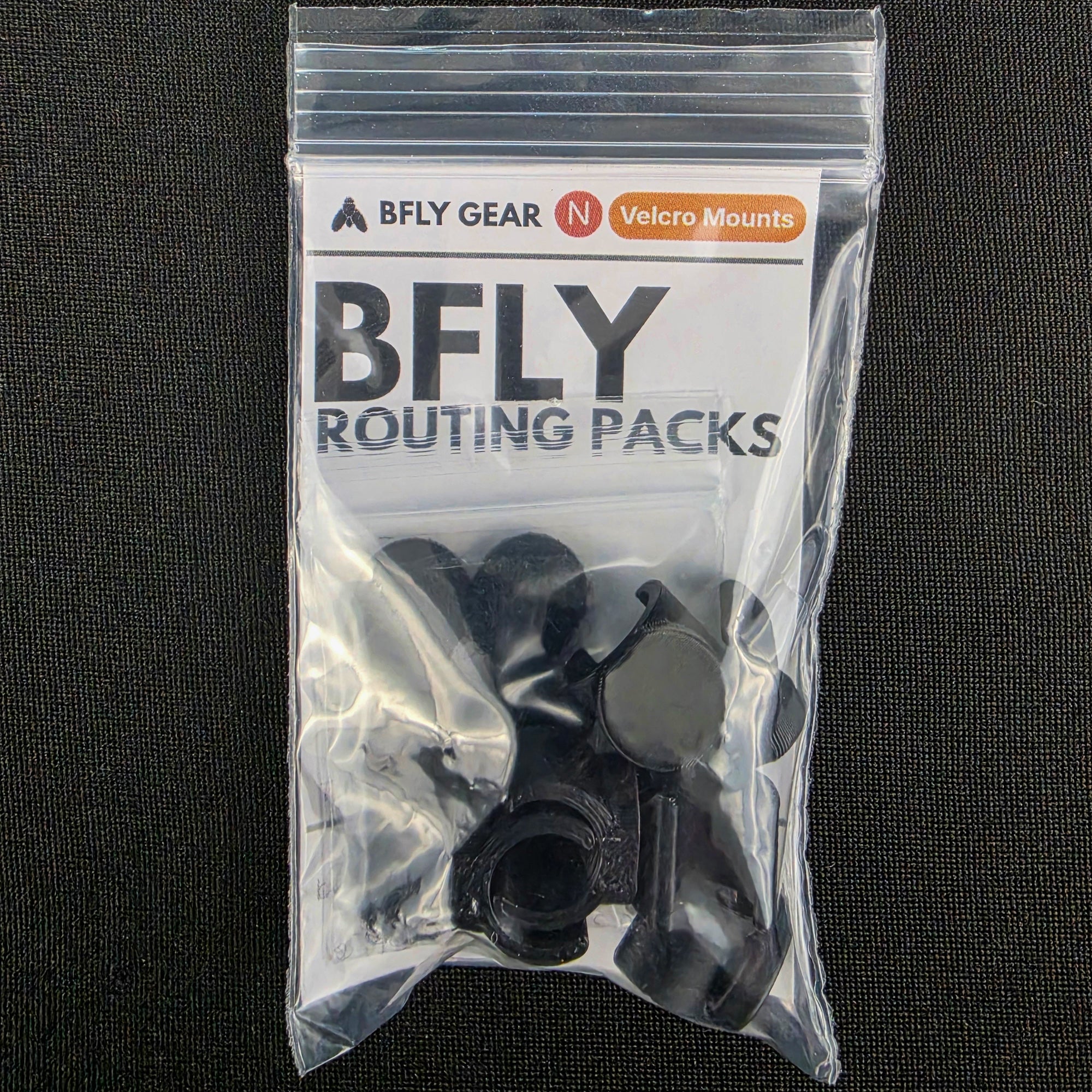 Velcro Mount Pack - BFly Routing Packs -Helmet Cable/Hose Management Clips-