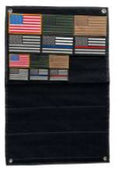 Small Velcro Wall Patch Display - Black - 15.75" by 23.5"