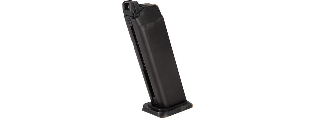 GP1799 T1 Gas Blowback Airsoft Pistol - BLACK / GOLD BARREL