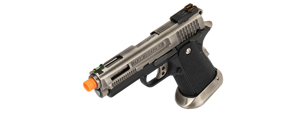 WE Tech 3.8 Velociraptor Full Metal Hi-Capa Gas Blowback Airsoft Pistol (BLACK/BRONZE)
