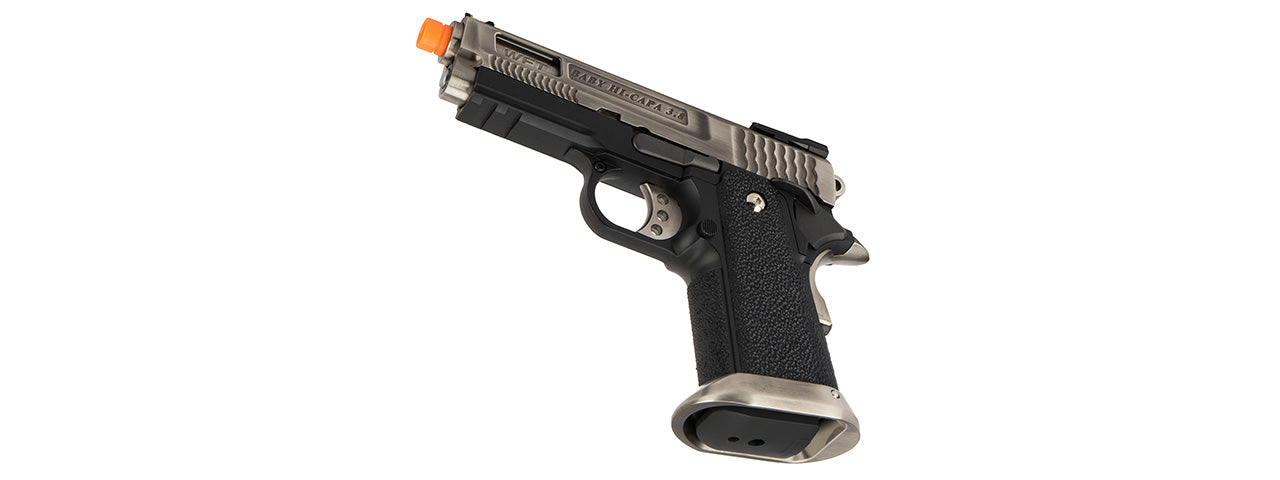 WE Tech 3.8 Velociraptor Full Metal Hi-Capa Gas Blowback Airsoft Pistol (BLACK/BRONZE)
