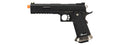 WE Tech 1911 Hi-Capa T-Rex Competition Gas Blowback Airsoft Pistol w/ Sight Mount & Top Ports Tibetan Version] (BLACK / SILVER)