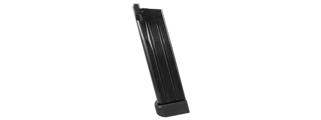 WE Tech 1911 Hi-Capa T-Rex Competition Gas Blowback Airsoft Pistol w/ Sight Mount (BLACK / SILVER)