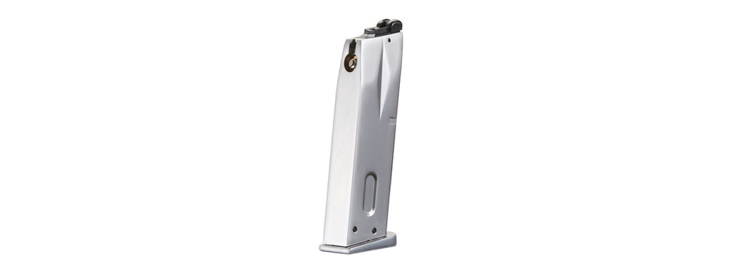 WE-Tech Full Metal M9 Tactical Gas Blowback Airsoft Pistol (Color: Silver)