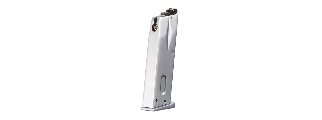 WE-Tech Full Metal M9 Tactical Gas Blowback Airsoft Pistol (Color: Silver)