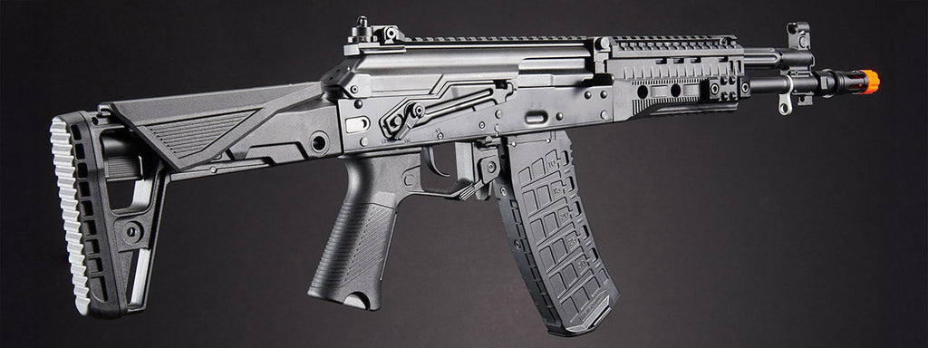 WELL Pro AK-12 Assault Gas Blowback Airsoft Rifle - (Black)