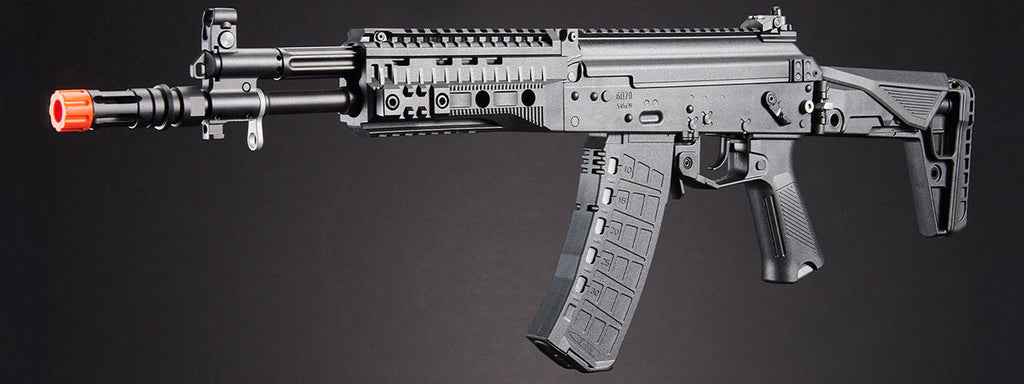 Well Pro AK-12 High ROF Assault AEG Airsoft Rifle w/ ETU - (Black)