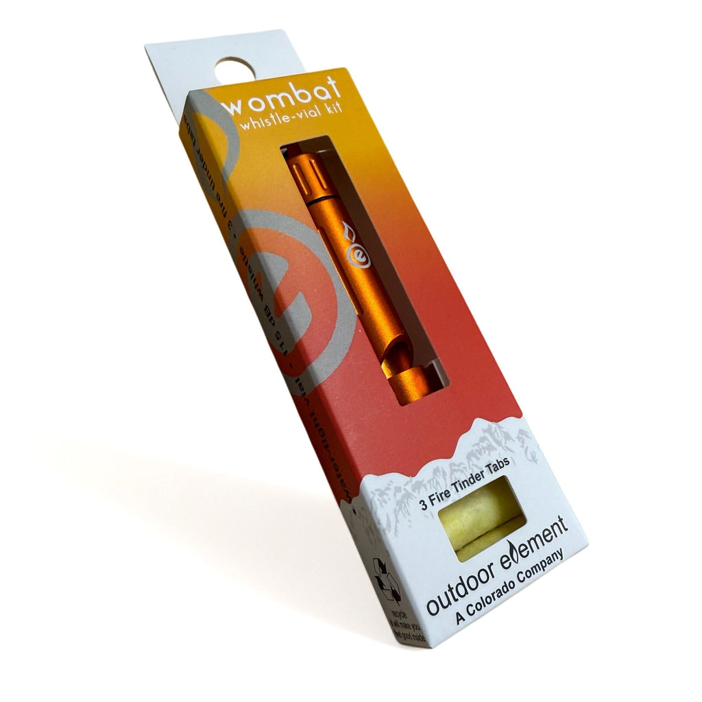 Wombat Whistle & Tinder Vial Kit