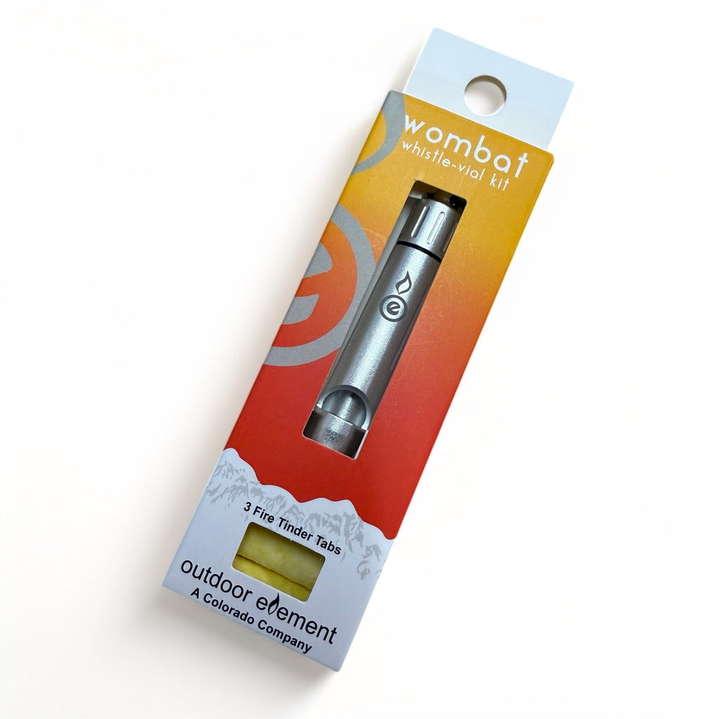 Wombat Whistle & Tinder Vial Kit
