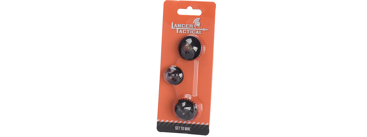 Lancer Tactical 16:1 High Speed Steel CNC Bearing Gear Set
