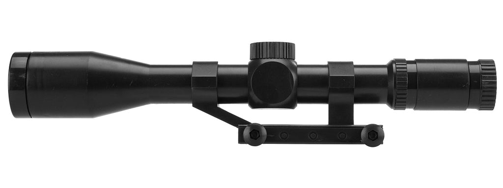 ZM52 AIRSOFT PLASTIC MK96 SCOPE W/ RAIL MOUNT (BLACK)
