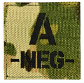 Reflective Fabric A NEG Patch Multicam
